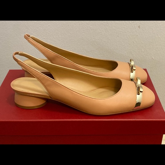 Salvatore Ferragamo Mini Vara Bow Slingback- Blush - Picture 4 of 13